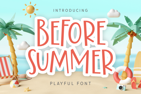 Before Summer: A Chic, Quirky Display Font That Delivers