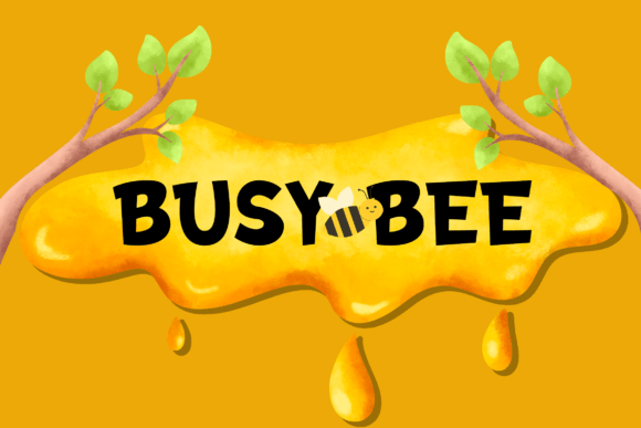 Busy Bee Font: A Cheerful Typeface for Kid-Friendly Businesses