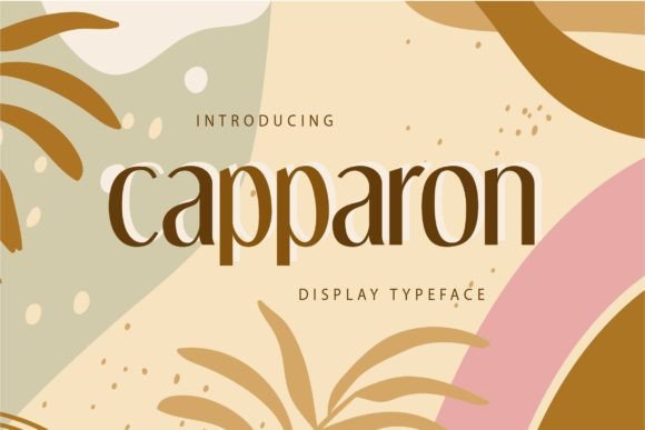 Capparon: A Playfully Handmade Display Font for Bold Branding