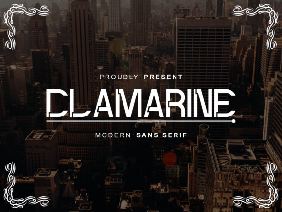 Clamarine: A Display Font That Elevates Digital Branding