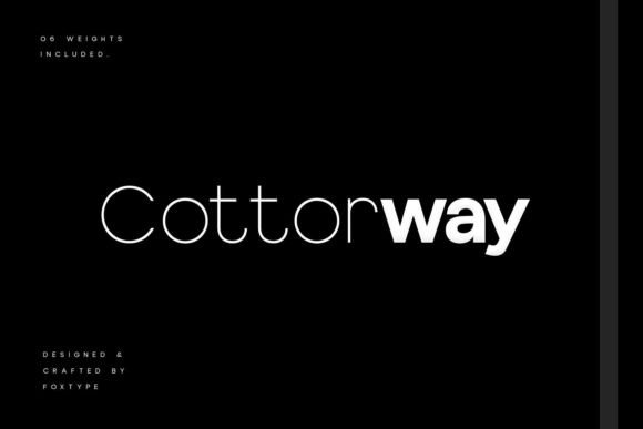 Cotterway: A Display Font Built for Campaign Clarity