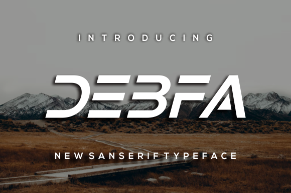 Debfa: A Bold Display Font That Elevates Digital Branding