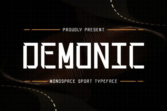 Demonic: A Display Font That Transforms Handmade Products