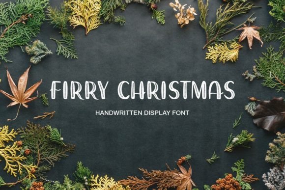 Firry Christmas: A Display Font for Festive Publishing