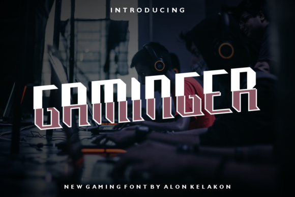Gaminger Display Font in a Real Branding Project