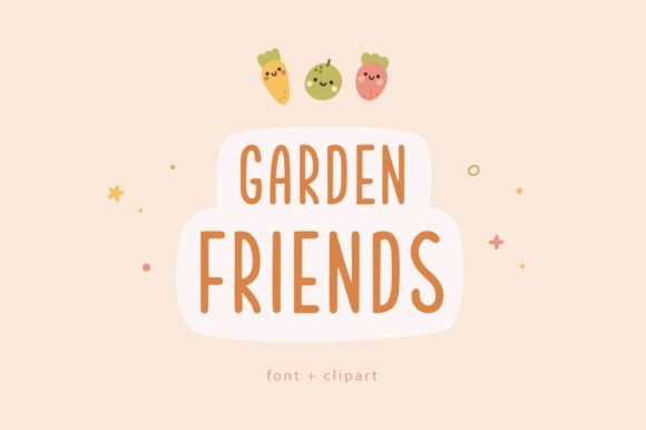 Garden Friends: A Playful Display Font for Stronger Campaigns