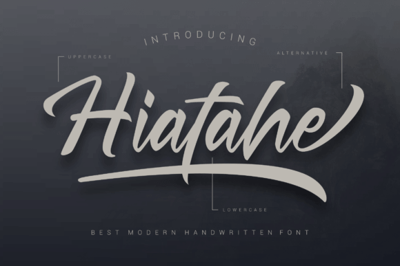 Hiatahe: A Handwritten Typeface for Editorial Use