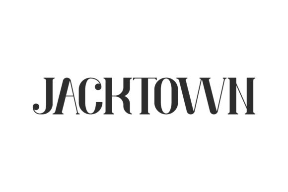 Jacktown: A Distinct Vintage Display Typeface for Crafters