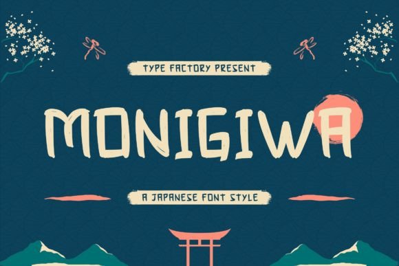 Monigiwa: The Display Font That Elevates Handmade Designs