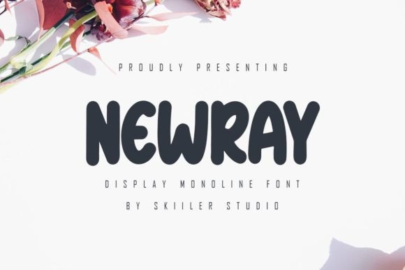 Newray Font: Crafting Elegant Headlines with Monoline Script