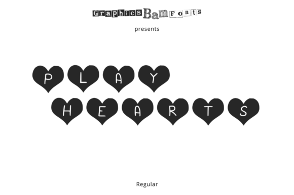 Play Hearts Regular: A Romantic Display Font for Web Designers
