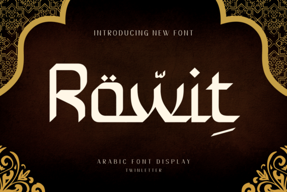 Rowit: A Thoughtful Arabic Display Font for Brand Design