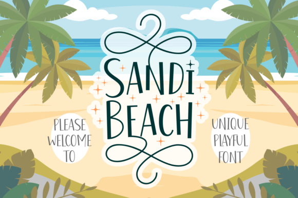 Sandi Beach Font: A Playful Typeface for Your Brand