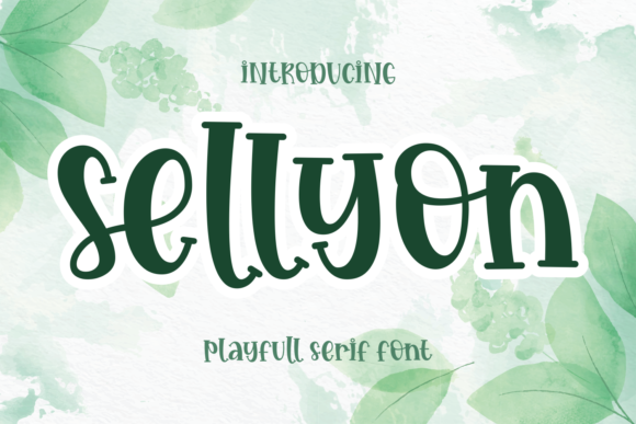 Sellyon: A Chic Display Font That Elevates Digital Branding