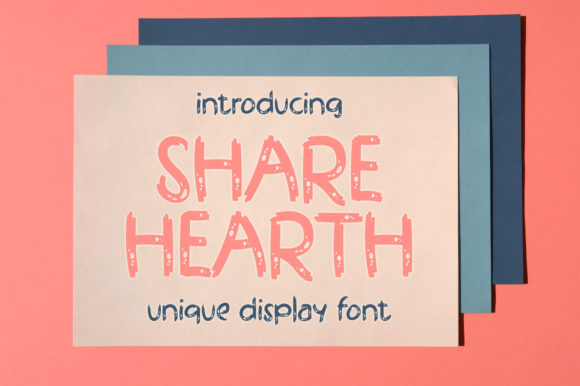 Share Hearth: A Fresh Display Font for Clean Web Design