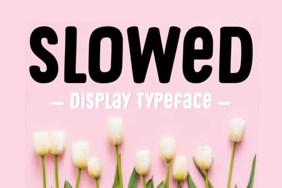 Slowed Font: A Natural Display Typeface for Everyday Branding