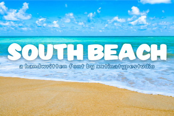 South Beach: A Charming Display Font for Creative Branding