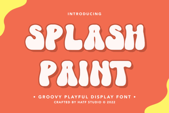 Splash Paint: A Playful Display Font for Digital Campaigns