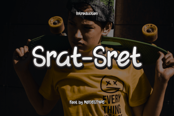 Srat Sret: A Display Font That Powers Youthful Editorial Design