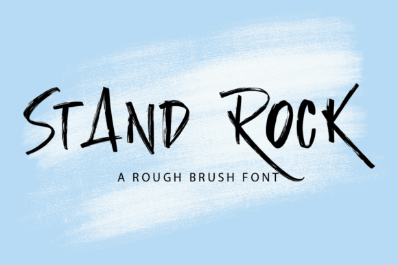 Stand Rock: A Gentleman’s Brush Display Font for Editorial Heart