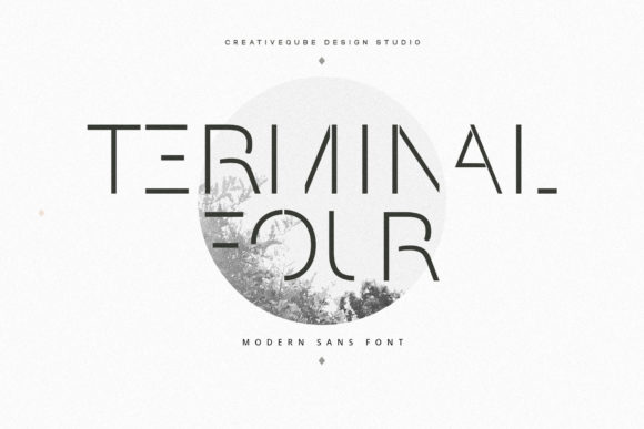 Terminal Four: A Bold Display Font That Delivers Modern Brand Impact