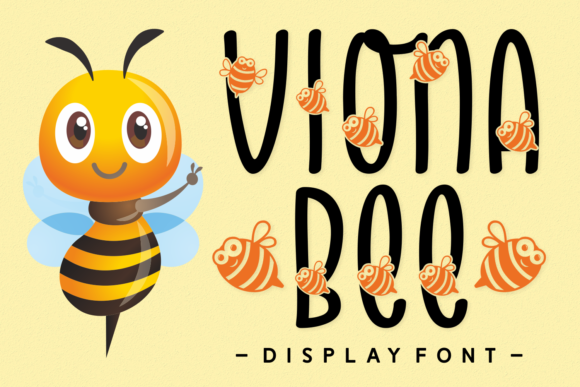 Viona Bee: A Playful Display Font with Heart